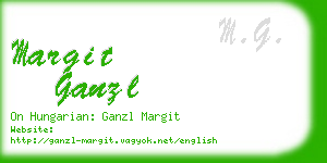 margit ganzl business card